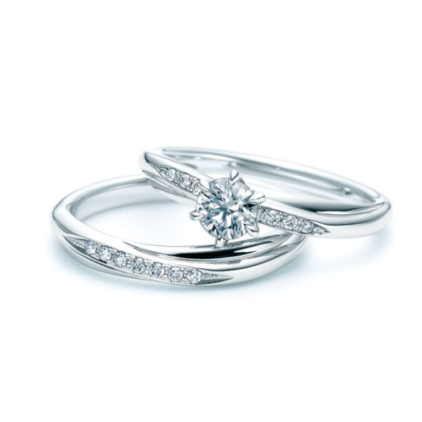 Nina Ricci TORSADE トルサード エンゲージリング 6P013(Pt900・Diamond 0.15ct~)