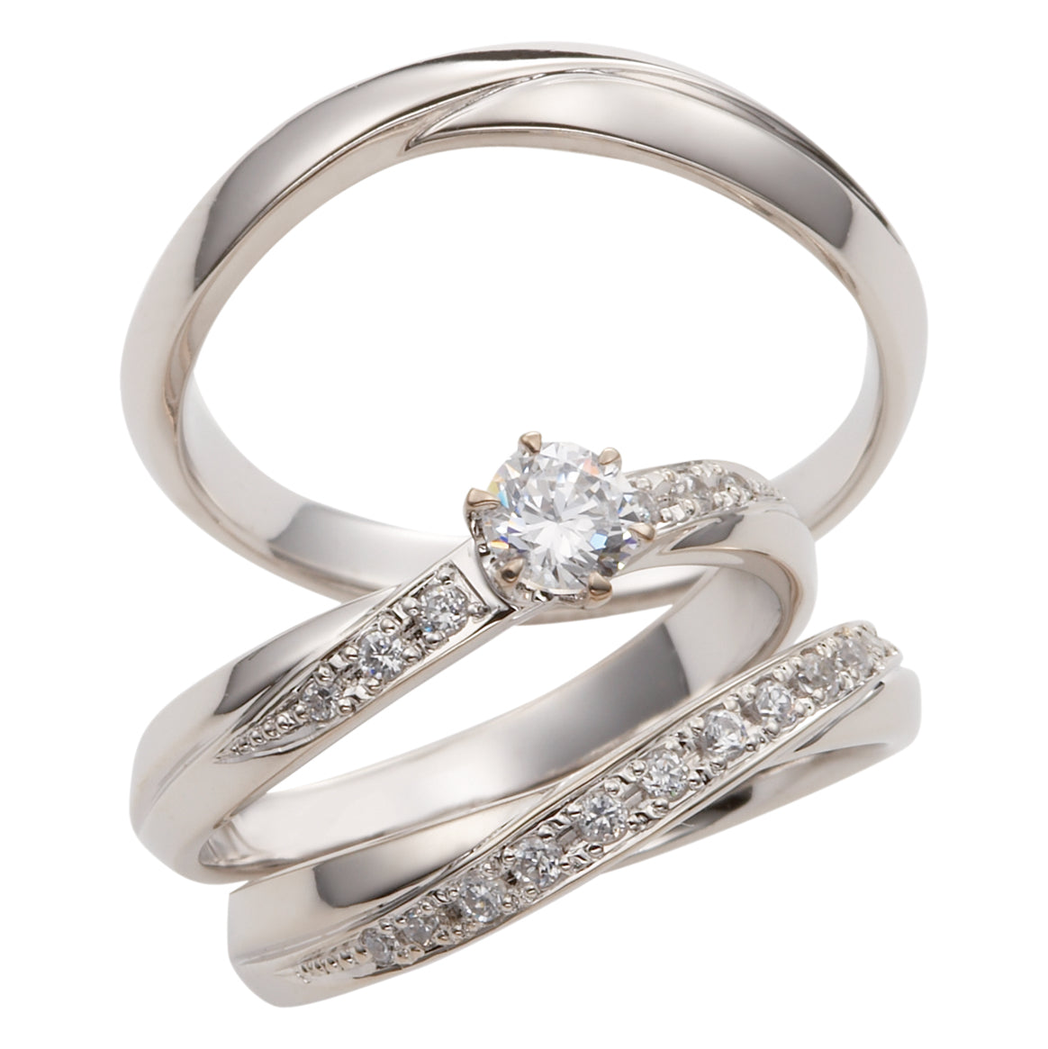 INFINITY 無限大 MarriPre マリッジリング PT900H 11psメレー【ダイヤ】