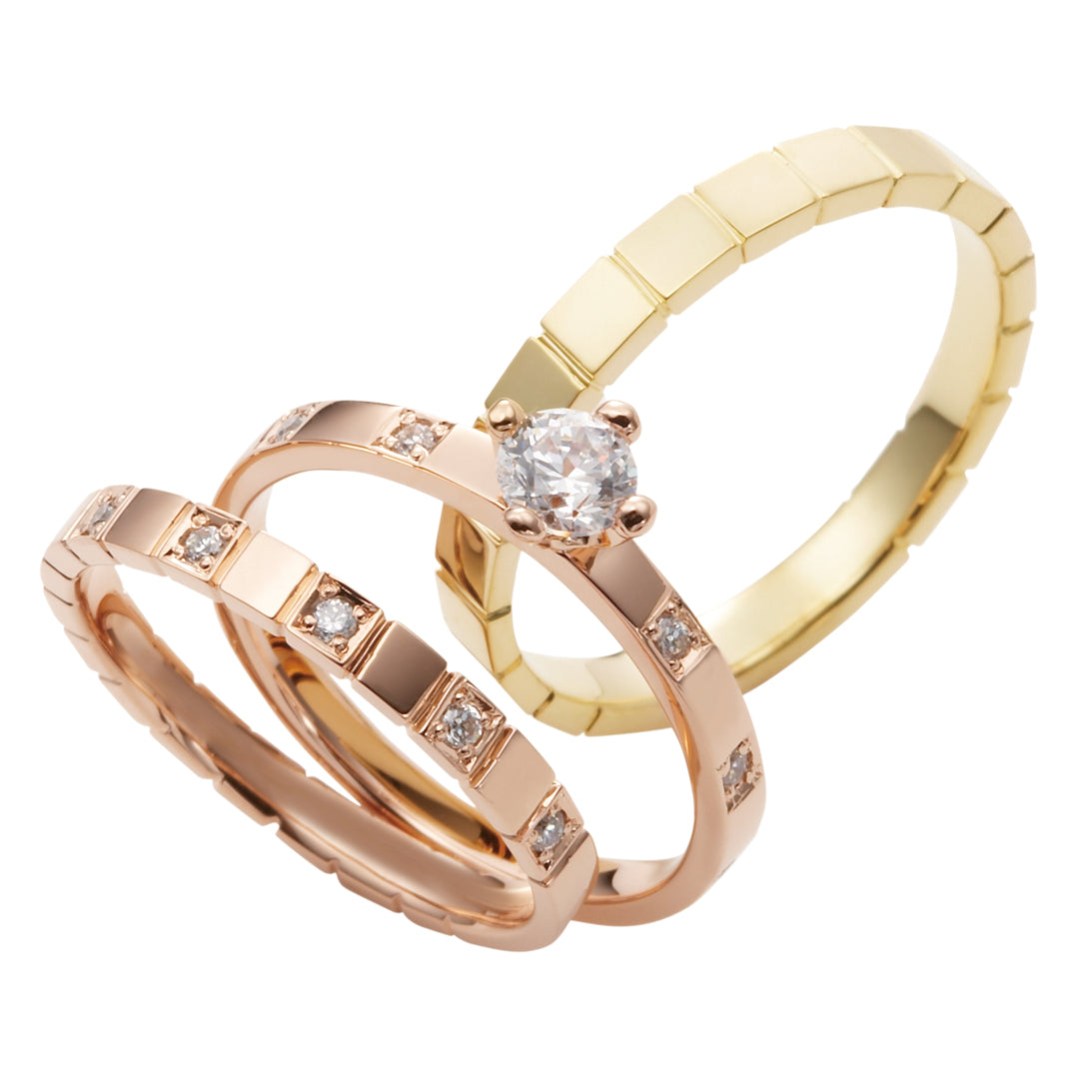 ETERNAL 永遠 MarriPre マリッジリング K18PG 5psメレー【ダイヤ】