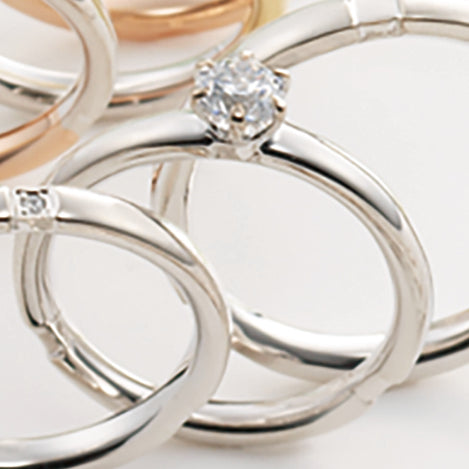 TRINITY 三位一体 MarriPre エンゲージリング PT900H 【ダイヤ】