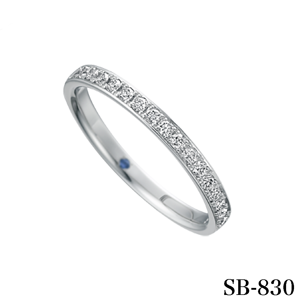 【First Name】ファーストネーム SB-831 SB-830【ダイヤ】PT950 Something Blue