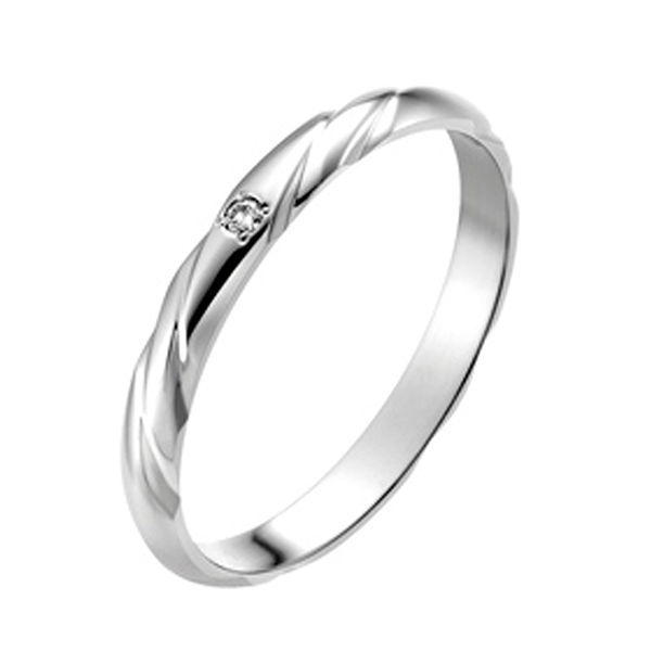 True Love マリッジ P351D右側 PT900【ダイア】