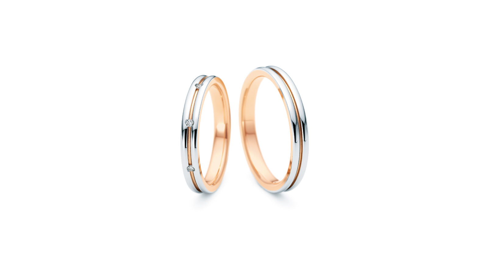 Nina Ricci 6R1J05 PT900/K18PG【ダイア 0.02ct】左側