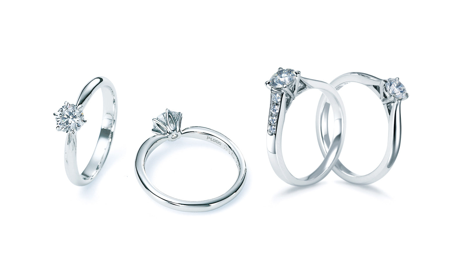 Nina Ricci エンゲージリング 6S001(Pt900・Diamond 0.15ct~)脇ダイヤなし