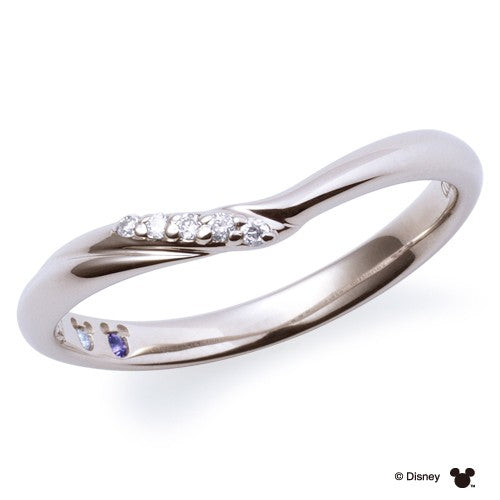 Disneyマリッジ リング 隠れミッキー PT950【ダイア】DI-7061104552