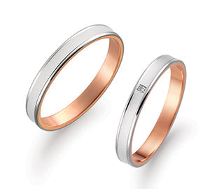 True Love マリッジ K276WPD右側 K18WG/K18PG【ダイア】