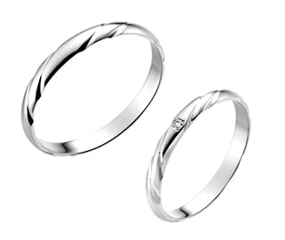 True Love マリッジ P351D右側 PT900【ダイア】