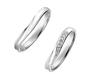 True Love マリッジ P701D右側 PT900【ダイア】