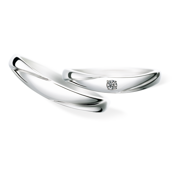 【Twin Lane】ツインレーン SB-862 SB-861 【ダイア】PT950 Something Blue