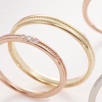 SMILE いつまでも幸せに MarriPre マリッジリング K18YG