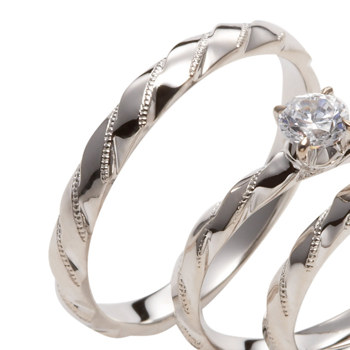 BEACH 波打ちぎわ MarriPre マリッジリング PT900H