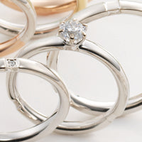 TRINITY 三位一体 MarriPre エンゲージリング PT900H 【ﾀﾞｲﾔ】