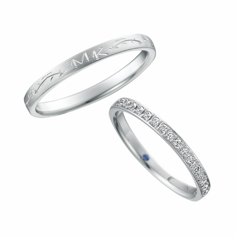 【First Name】ファーストネーム SB-831 SB-830【ﾀﾞｲﾔ】PT950 Something Blue