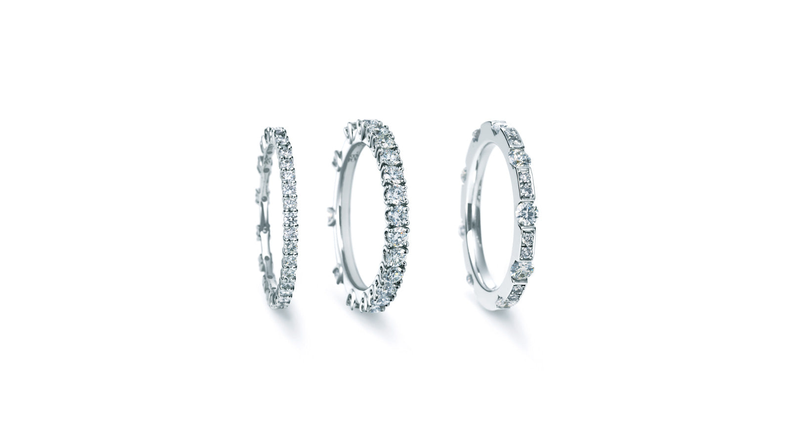 Nina Ricci  エタニティリング 6E007（Pt900･Diamond）中間