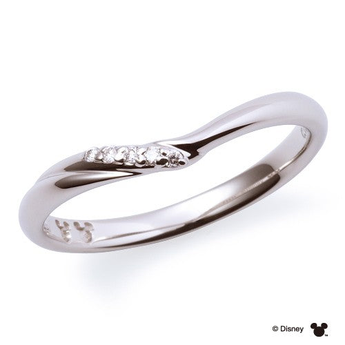 Disneyマリッジ リング 隠れミッキー PT950【ﾀﾞｲｱ】 DI-7061104551