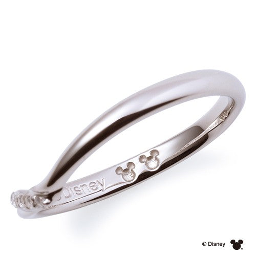 Disneyマリッジ リング 隠れミッキー PT950【ﾀﾞｲｱ】 DI-7061104551