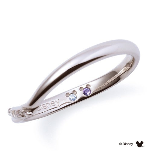 Disneyマリッジ リング 隠れミッキー PT950【ﾀﾞｲｱ】DI-7061104552
