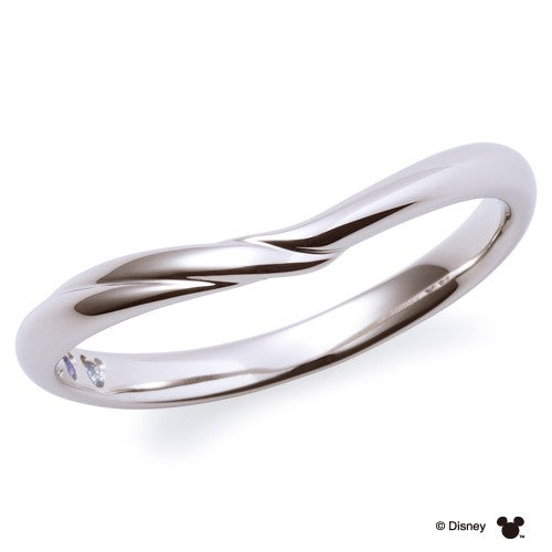Disneyマリッジ リング 隠れミッキー PT950 DI-7061104562　