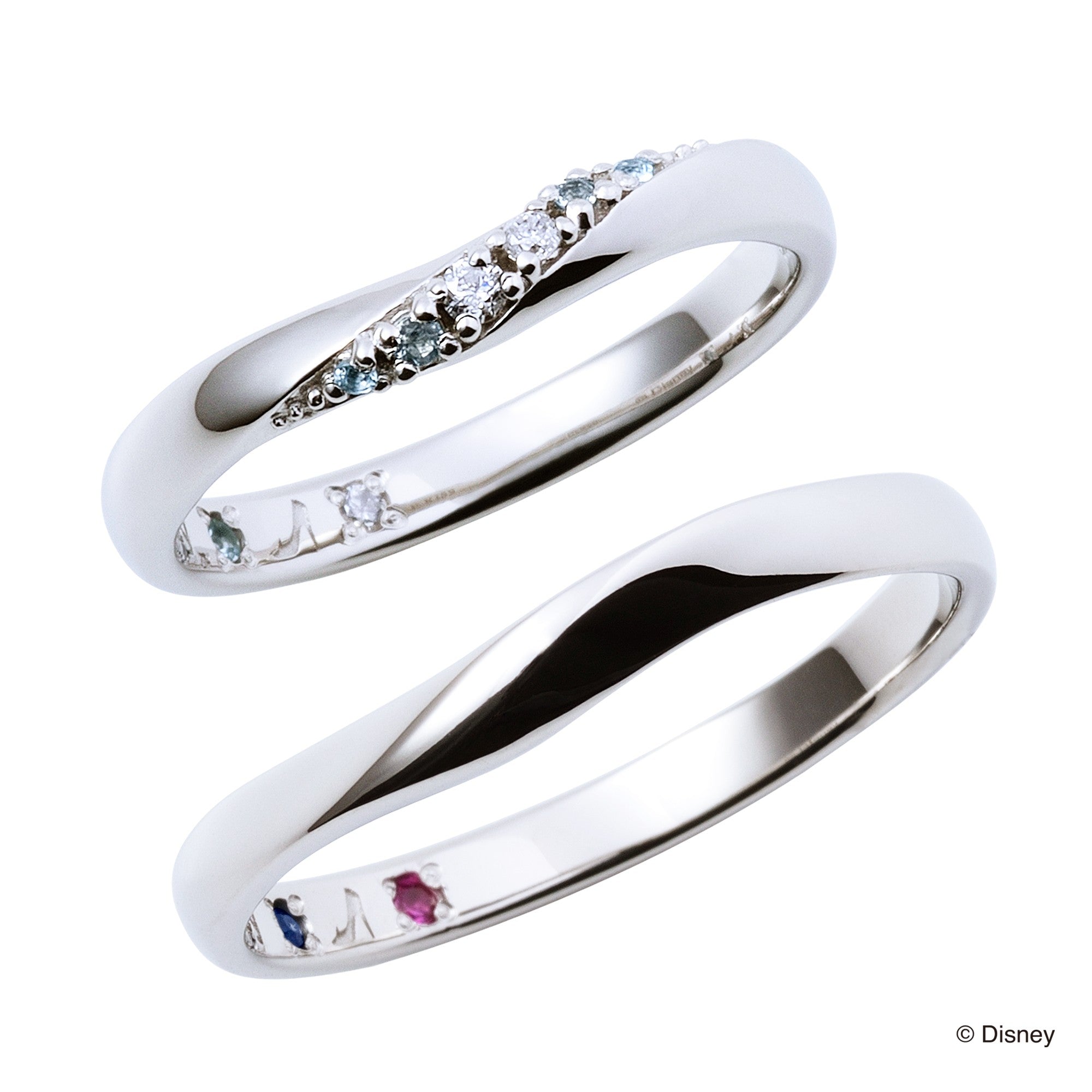 Disney プリンセス シンデレラ【ﾀﾞｲｱ】マリッジリング DI-7061117032 PT950(レディースのみ)