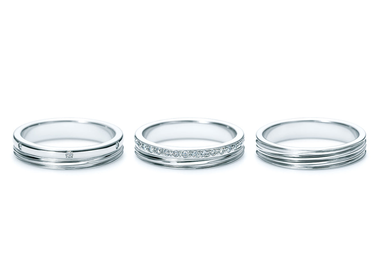 Nina Ricci 6R1B06 Pt900【ﾀﾞｲｱ 6pcs】左側