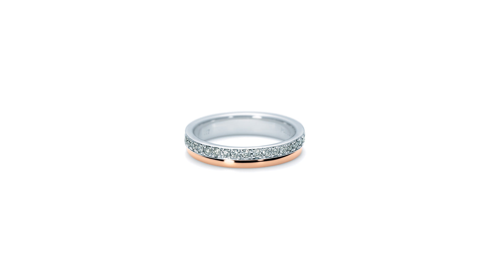 ETERNITY RING　6RM0001（Pt900･K18PG･Diamond）【ﾀﾞｲｱ 0.17ct】　